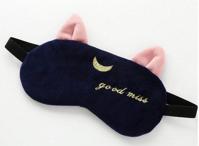 Luna 3D dormir máscara Natural mascarilla para dormir visera cubierta de sombra de ojos parche Mujer de viaje venda de los ojos