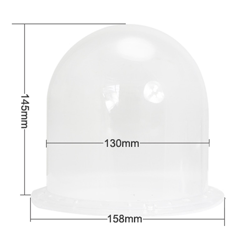 REDEAGLE Outdoor Waterproof CCTV Dome Housing Enclosure for Security IP Pan Tilt Camera