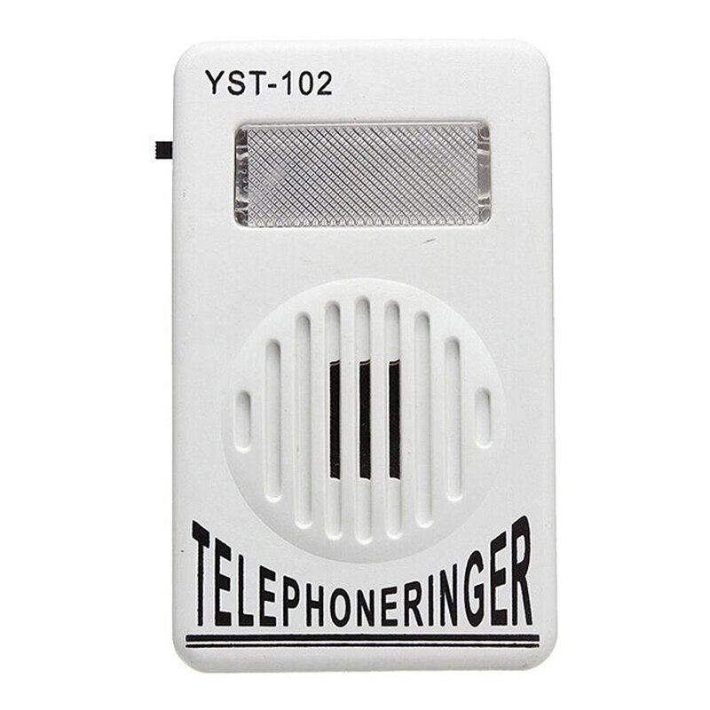 1 PC 95dB extra-Laut Telefon Klingelton Telefon Ring Verstärker Klingeln Helfen Strobe Licht Glocke Klang Festnetz Klingelton Tonne klingeltöNe
