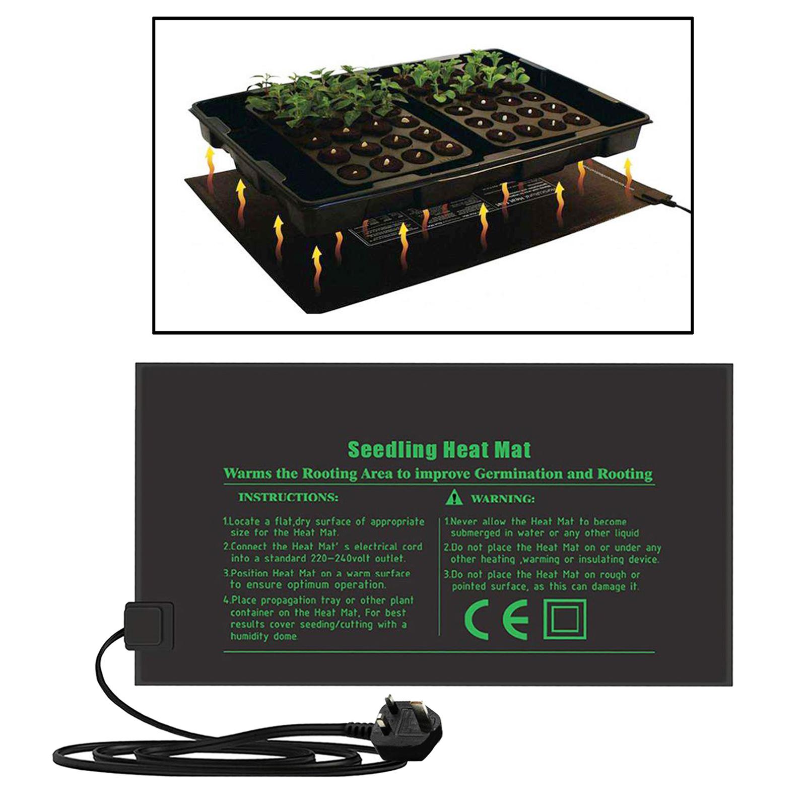 Waterproof Seedling Heat Mat for Germination Warm Hydroponic Heating Pad for Seed Starting Propagation
