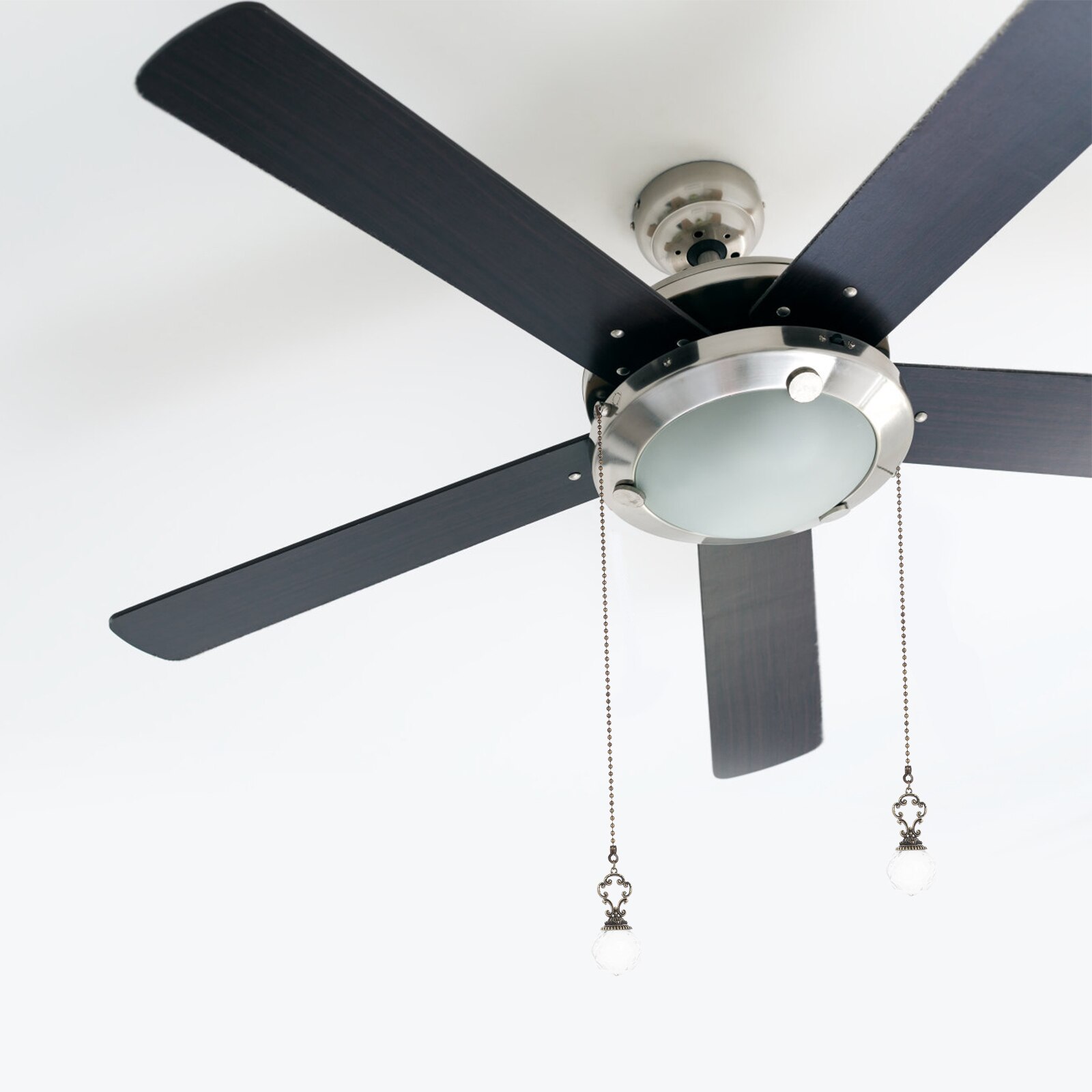 2pcs Ceiling Fan Chain Ceiling Light Chain Extender Lamp Part