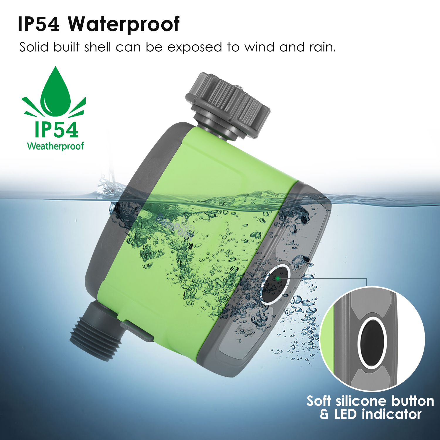 Programmable BT WiFi Water Timer Hose Faucet Timer Automatic Watering Sprinkler System Irrigation Controller for Garden Plants
