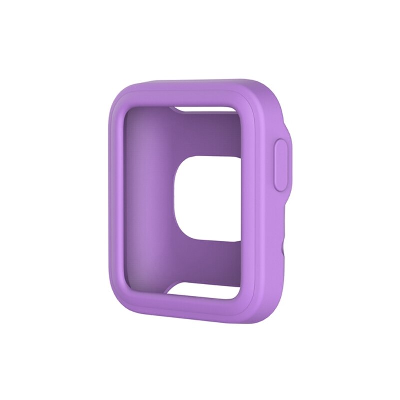 Coque de protection en TPU souple pour Xiaomi Mi Watch Lite, cadre de protection à bord complet, étui antichoc pour Mi Watch Lite Redmi Watch 2 Lite: purple / for mi watch lite
