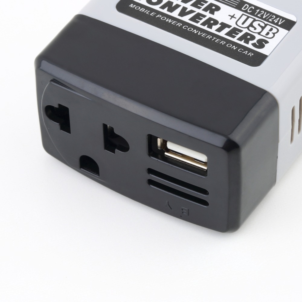 Kebidumei Auto Mobiele Converter Inverter Adapter DC 12 V/24 V naar AC 480 V Charger Power + USB voertuig Converters