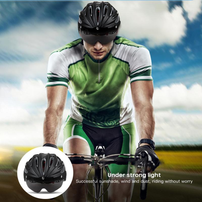 Casco de ciclismo magnético GUB K80 PLUS, Goggles17, agujeros moldeados integralmente, 58-62cm, Casco de bicicleta de carretera aerodinámico para MTB,
