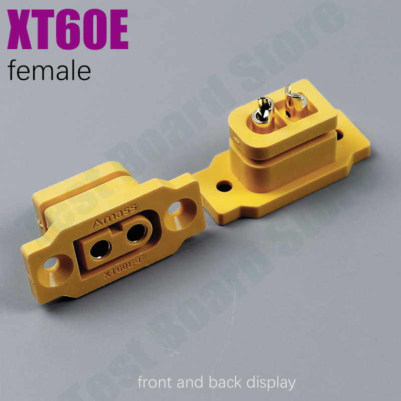 1 Stuk Xt60e Mannelijke En Vrouwelijke Stekker Batterij Aansluiting Adapter Messing Vernikkelde Power Connector, Geschikt Voor Rc