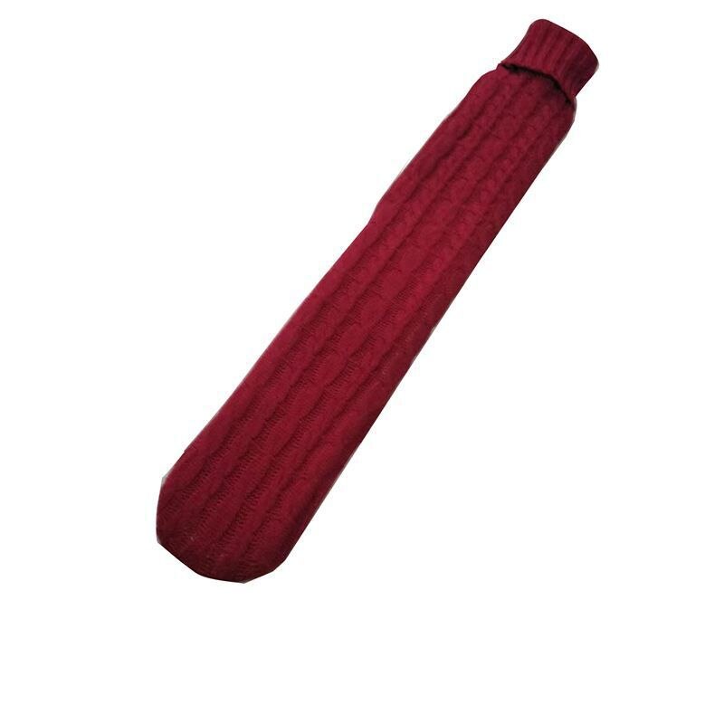 Longue bouteille d'eau chaude 2l, avec couvercle en fourrure, en caoutchouc: 19