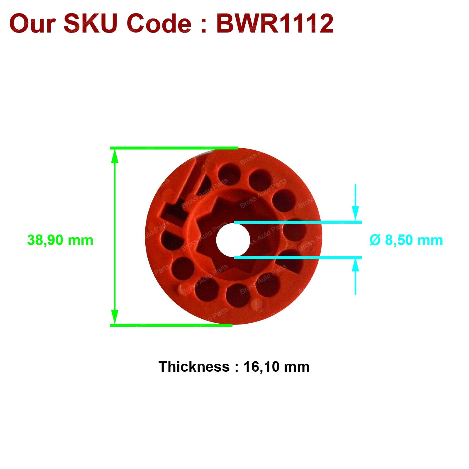 ESC Auto Parts EWR1112 Electrical Power Window Regulator Wheel Right For Daihatsu Fast Shipment Ship From Turkey