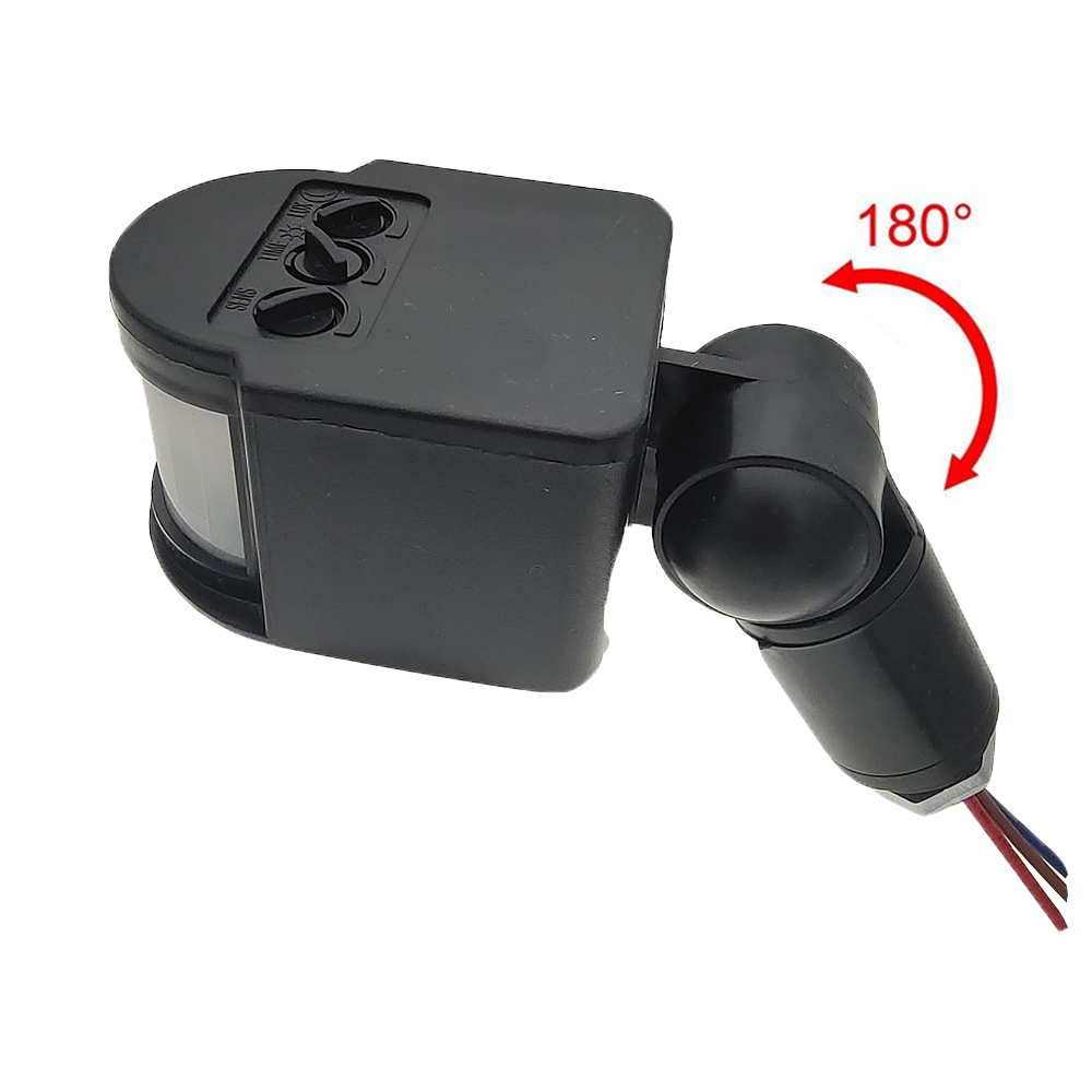12V Bewegung Sensor 220V/110V PIR Bewegung Detektor Automatische Infrarot Zauberstab Halterung Timer draussen 24V LED Bewegung Sensor Licht Schalter
