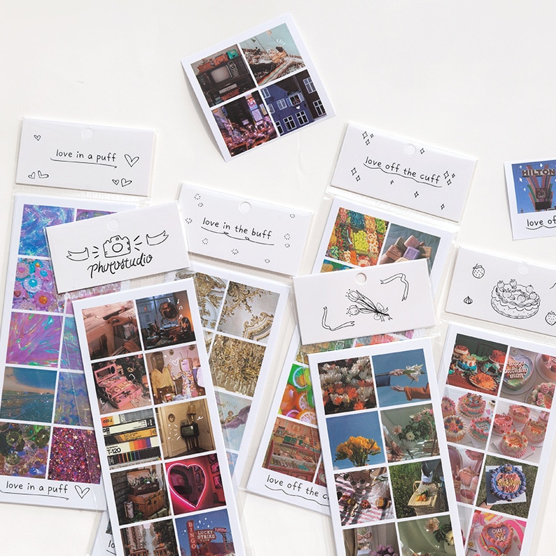 8 Stks/set Winny 'S Film Ins Stijl Leuke Japanse Sticker Scrapbooking Diy Gereedschap Briefpapier Sticker Reizen School Decoratie
