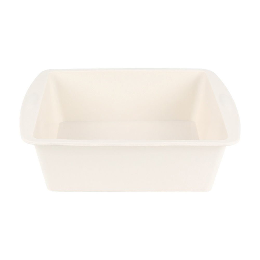 Vierkante Siliconen Bakplaat Voor Thuis Bakken Diy Cakevorm Met Gemakkelijke Sloop Bakvorm: Beige