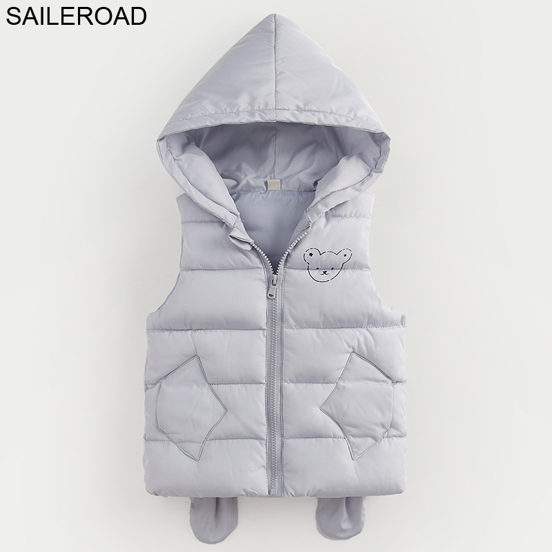 SAILEROAD Chaleco sin mangas para recién nacidos Chaleco sin mangas para bebés de 2-7 años Invierno Niños Otoño Chaquetas sin mangas para niñas Chaleco: grey / 6 años