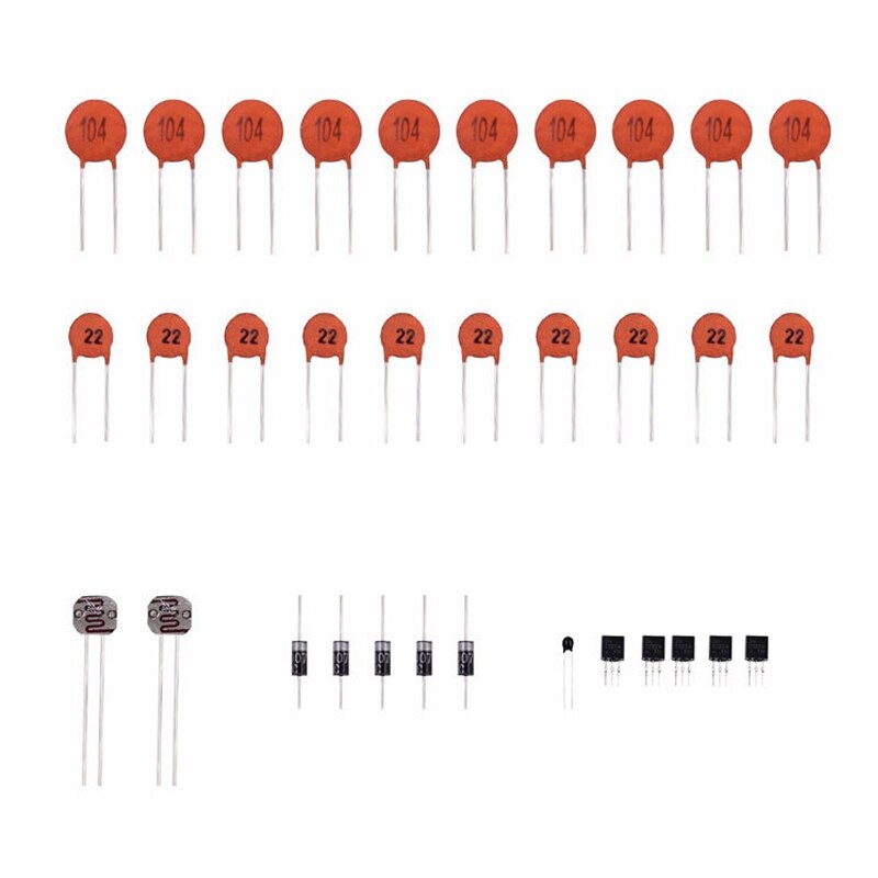 Electronics Component Starter Kit with 830 Tie-Points Breadboard Cable Resistor, Capacitor,LED,Potentiometer for UNO R3