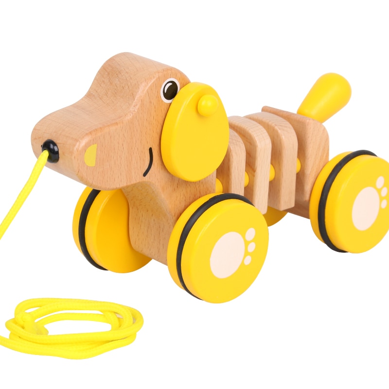 EEN puller trekken een speelgoed pull touw om pula puller pull een baby baby walker. capture/Motion Teelt
