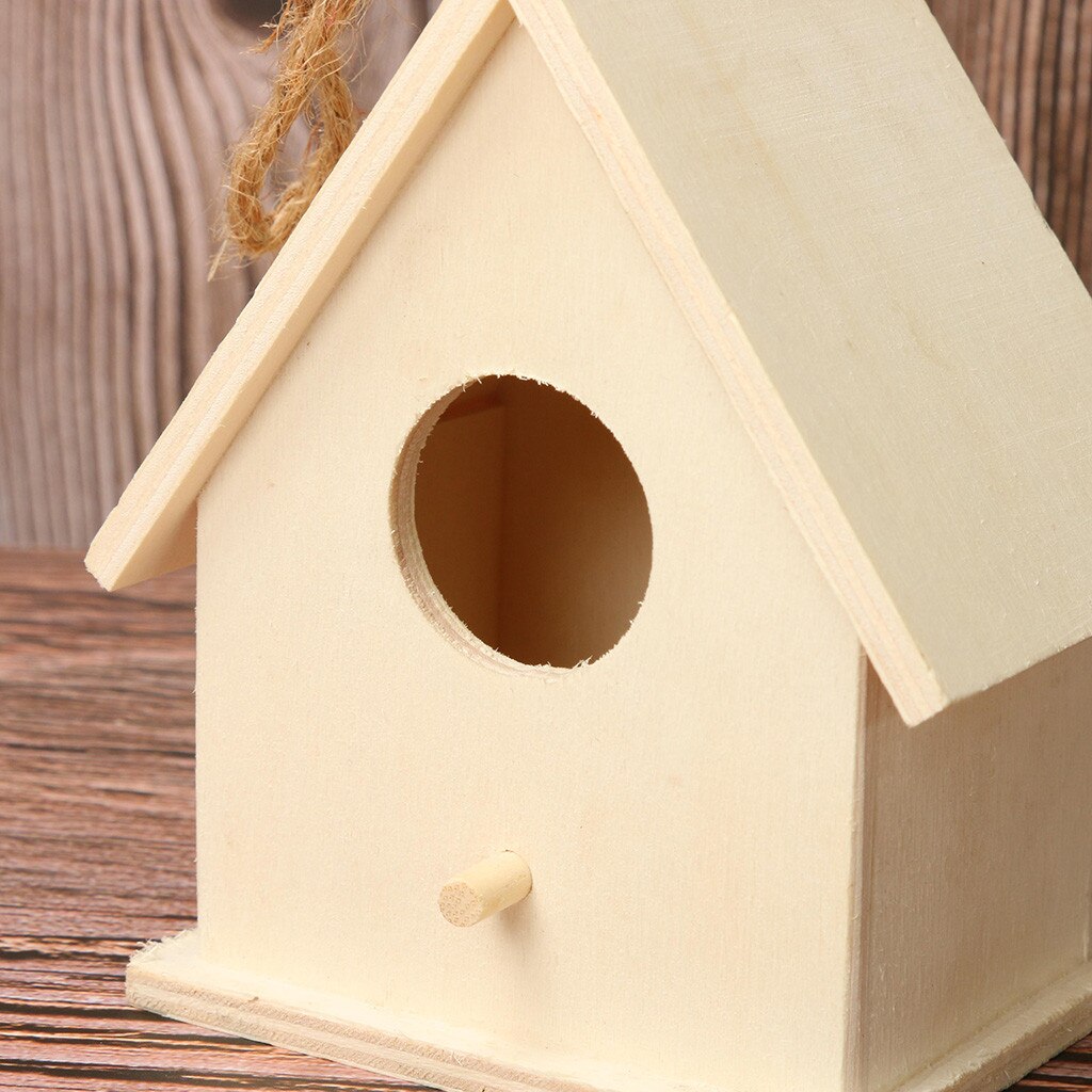 Opknoping Nest Nest Huis Vogel Huis Tuin Yard Decoratie Vogel Doos Vogel Houten Box Pet Supply Vogelhuisjes