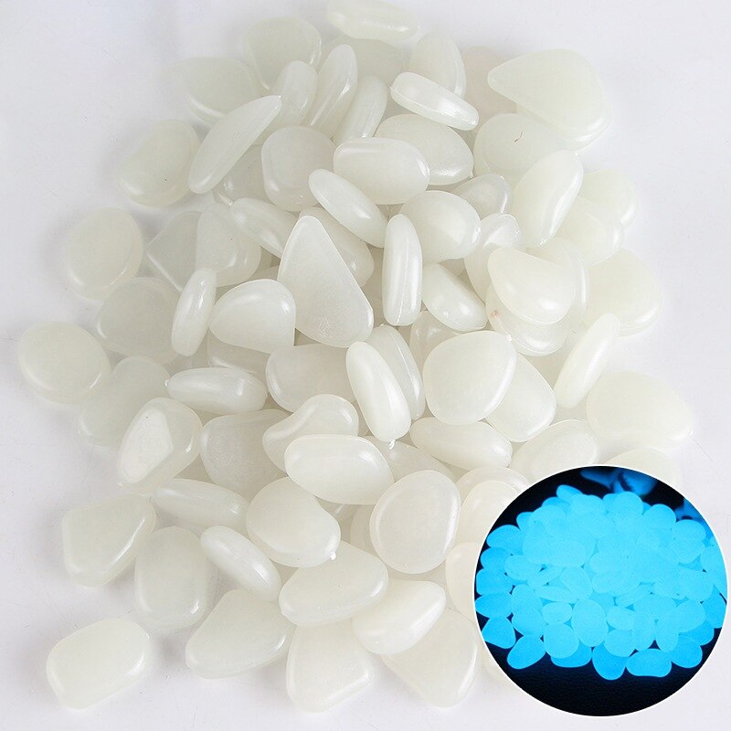 Luminous stone Glow in the Dark garden aquarium artificial stone luminous color goose egg stone luminous luminous stone: B