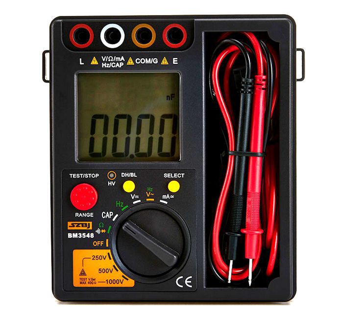 SZBJ BM-3548 (250V-500V-1000V) insulation resistance meter,DIGITAL INSULATION TESTER.