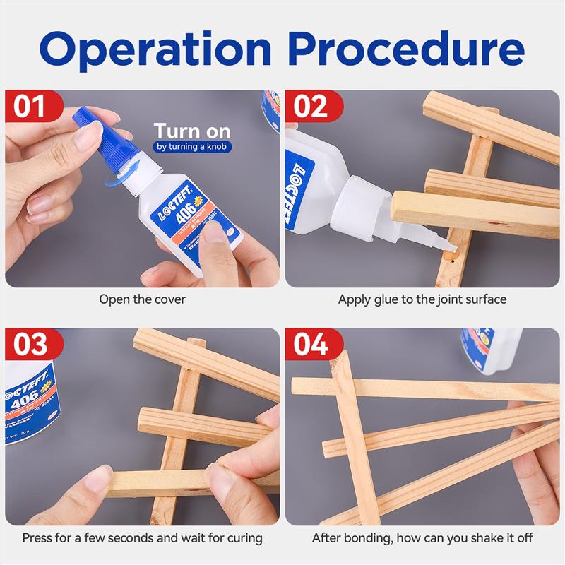 20 g 401/403/406/495/496/460 Sekundenkleber, sofort trocknend, universeller Klebstoff, Leder, Gummi, Holz, Metall, starke Bindung, flüssiger Kleber