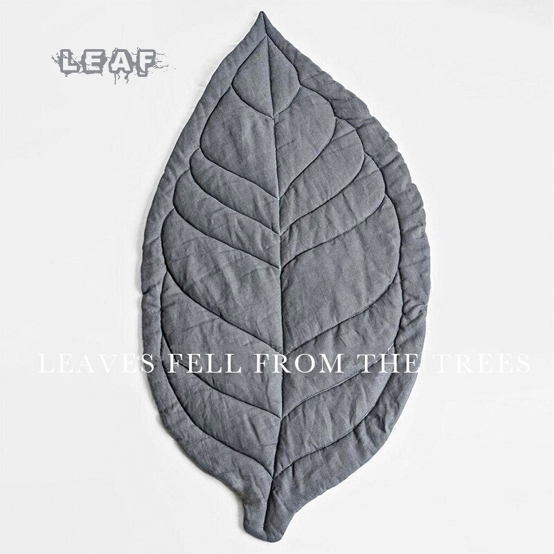 Maple leaf Shape Baby Play Mat Baby Infant Creeping Mat cute Playmat Play Game Mat Room Decoration blanket 110*55cm