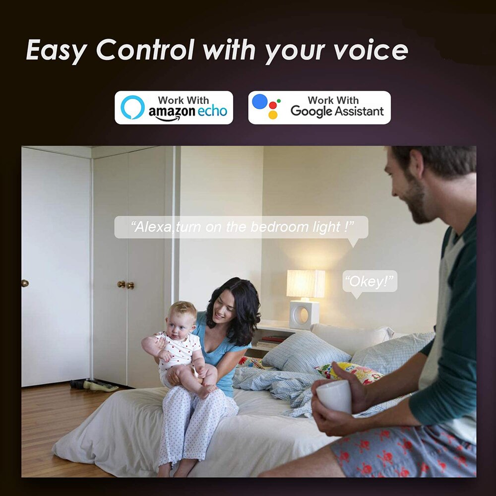 15W Lampadine LED Magic RGB Smart Light Bulb Wifi or IR Remote Control Lamp Dimmable Night Light Alexa Google Assistant Tuya APP