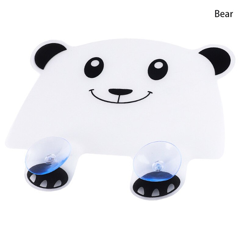 Kitchen Sink Water Splash Guards with Sucker Waterproof Screen Dish Fruit Vegetable Washing Splatter Guard Anti-Water Board: bear