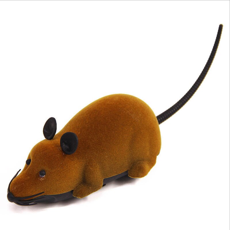 Susian Afstandsbediening Muis Pluche Speelgoed Realistische Comfortabele Rat Speelgoed, 7 * 4,5 * 3 cm