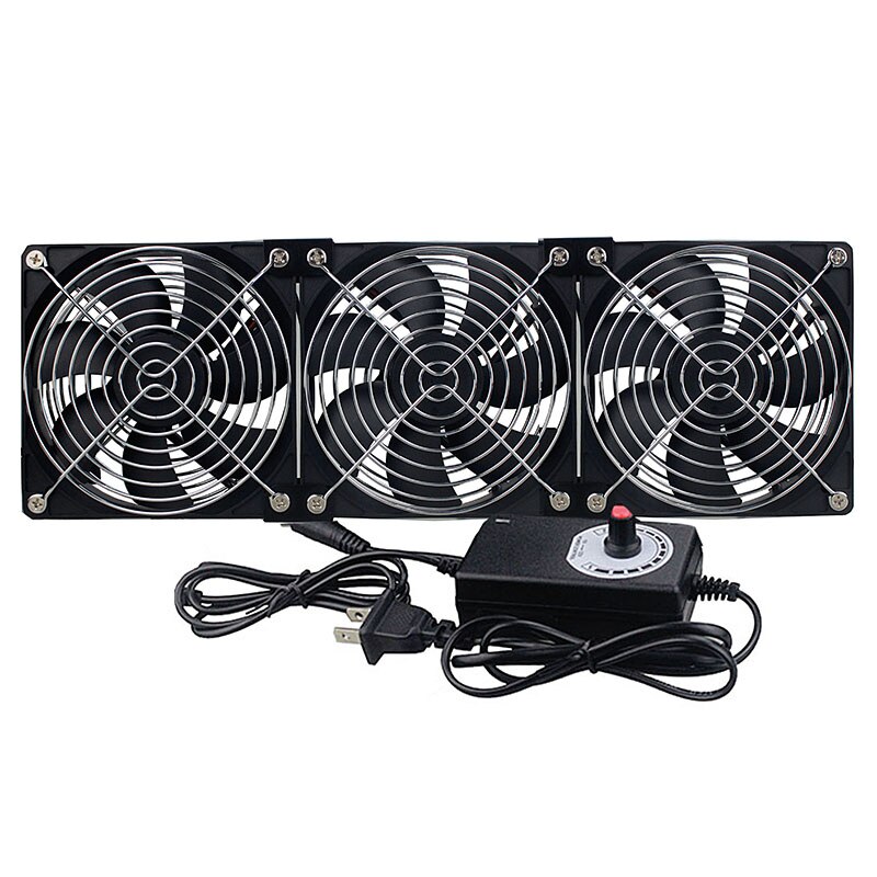 Gdstime 120Mm Dc 12V 220V Fan Mijnbouw Computer Chassis Workstation Radiator 12Cm 120Mm X 25mm High Speed Router Server Koelventilator