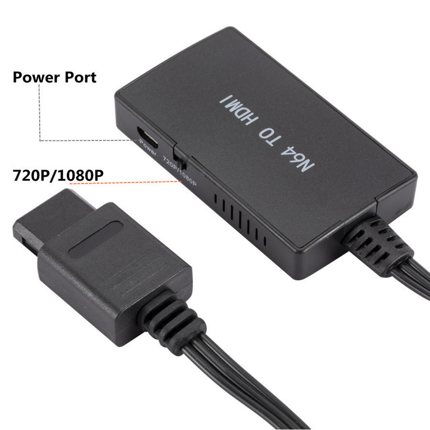 N64 Naar Hdmi-Compatibel Adapter Hdmi-Compatibele Adapter Kabel 720P/1080P N64 Hd Switch Converter voor N64/Snes/Gamecube N64 Naar Hd