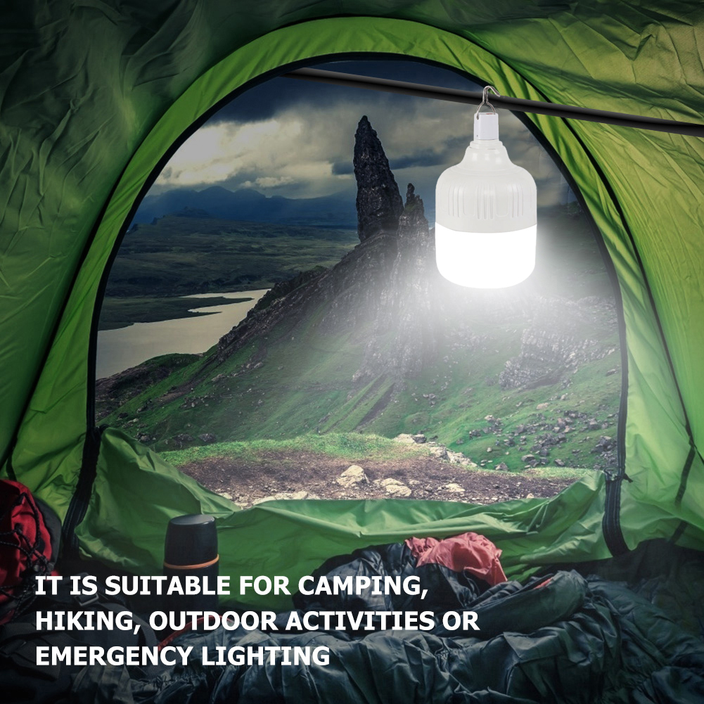 Luces de Camping portátiles, luz Led recargable por USB, linterna de Camping, Bombilla de emergencia, luces de tienda de alta potencia para Patio, porche, jardín