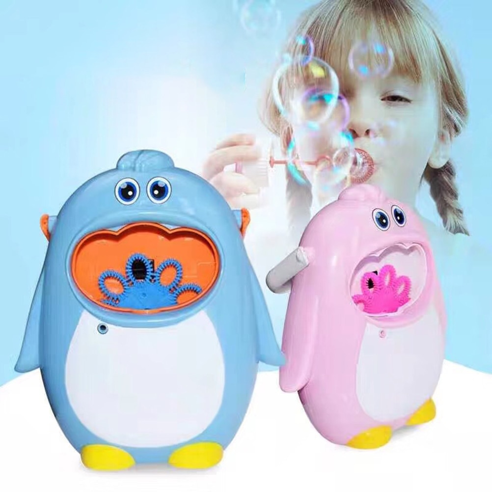 Penguin Automatic Bubble Baby Bath Toy Outdoor Bubble Blower Maker Swimming Bathtub Soap Machine Toy For Children Music Toy #20