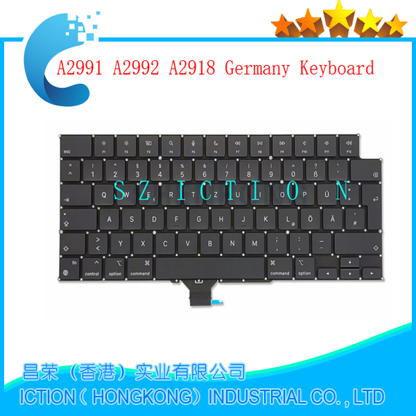 Laptop  a2992 a2991 a2918 tastatur uk usa spanien italiensk tysk russisk fransk til macbook pro 14 " 16 "  m3 tastatur år: Sølv