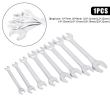 Spanner Dunne Steeksleutel Set Ultra-Dunne Platte Wrench Tool Sanitair Tubing6 * 7/8*9/10*11/12*13/14*15/16*17/18*19/20*22 Sleutels