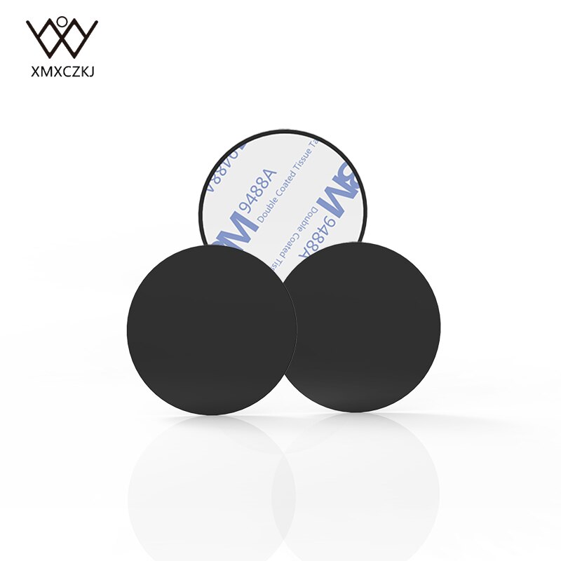 Metal Plate Universal Mount Metal Plate Kit with Adhesive for Magnetic Car Mount Cell Phone Holder Magnet Mobile Stand: 3 round