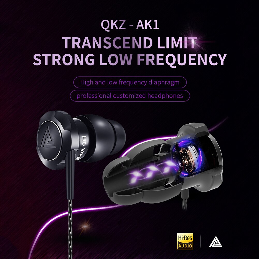 Rock Zircon stéréo dans l'oreille musique écouteur Mini universel 3.5mm équilibré immergé basses écouteurs pour MP3 ordinateurs portables