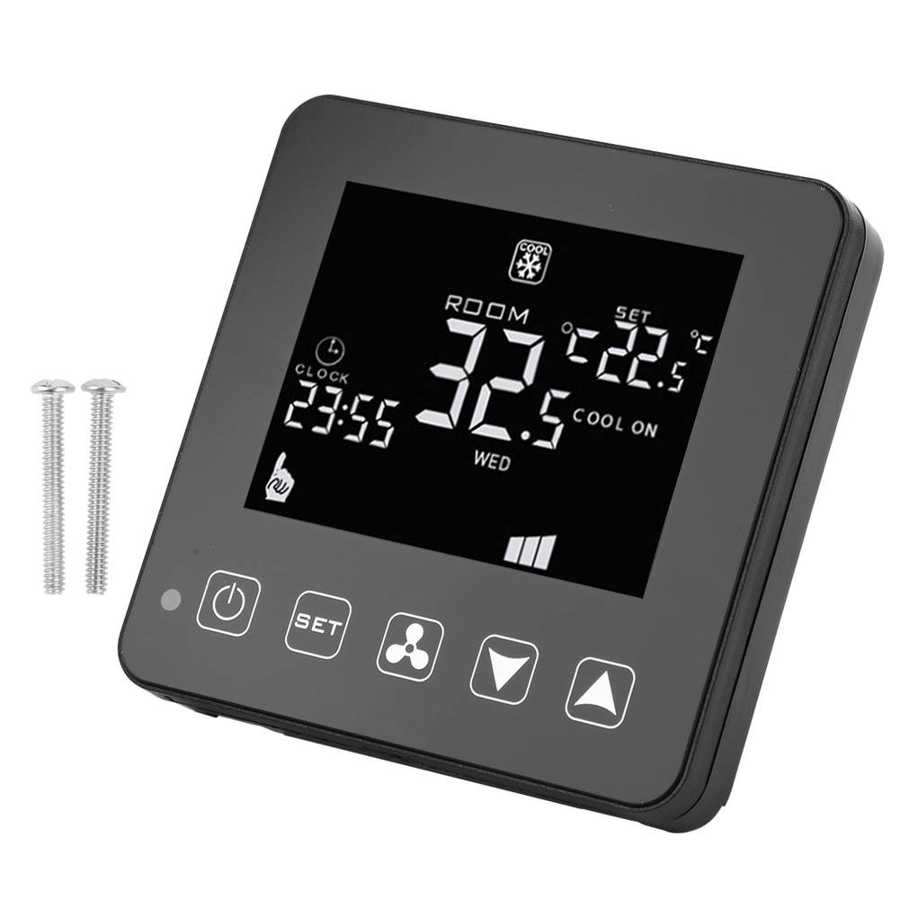 Intelligent Thermostat Automatic Heating & Cooling Room Temperature Display Central Air Conditioner Thermostat nergy-saving for