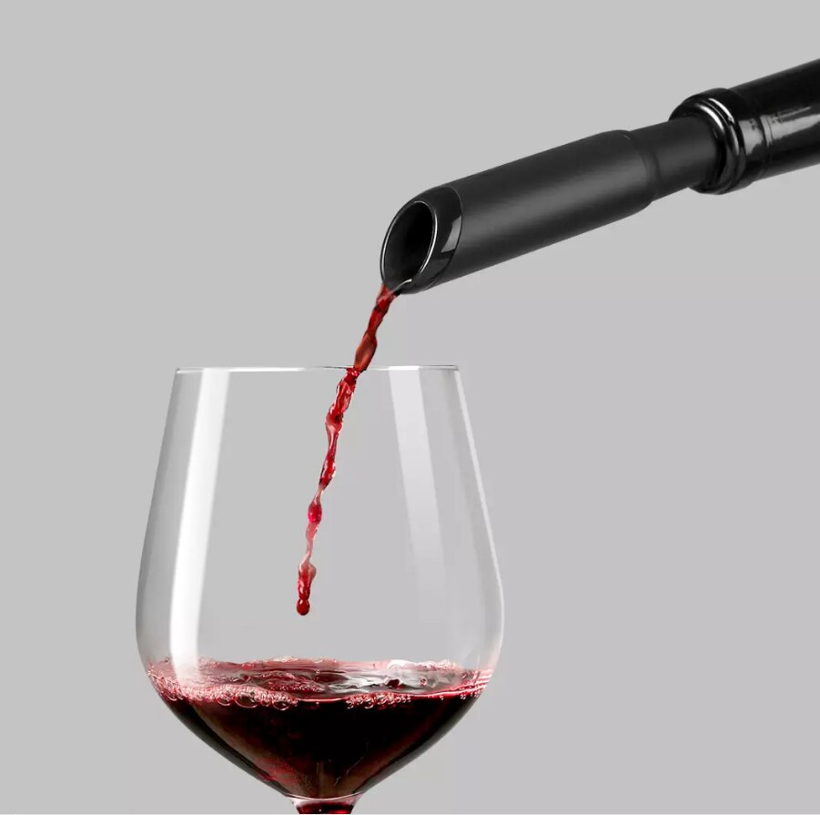 Xiaomi Huohou Automatique Rouge Vin Ouvre-Bouteille Bouchon Bouchon Rapide Décanteur Électrique Band Elektrische Flesopener