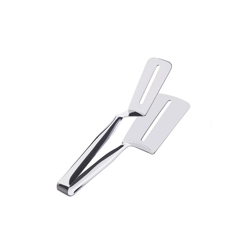 Rvs Eten Tang Gebakken Vis Steak Clip Tong Bbq Grillen Tong Non-stick Barbecue Grillen Koken Tang Keuken gereedschap: Default Title