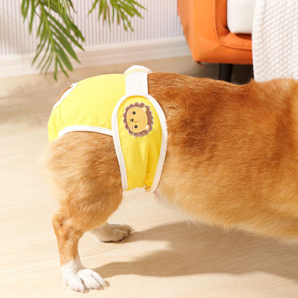 Dog Period Underwear Breathable Pet Menstrual Pants for Small Medium Dogs Female Dog Diapers with Panties for Periods