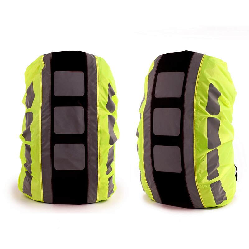 20-55L Waterproof Reflective Backpack Cover Camping Outdoor Cycling Rain Cover Hiking Cycling Bag Cover: Black S style 2