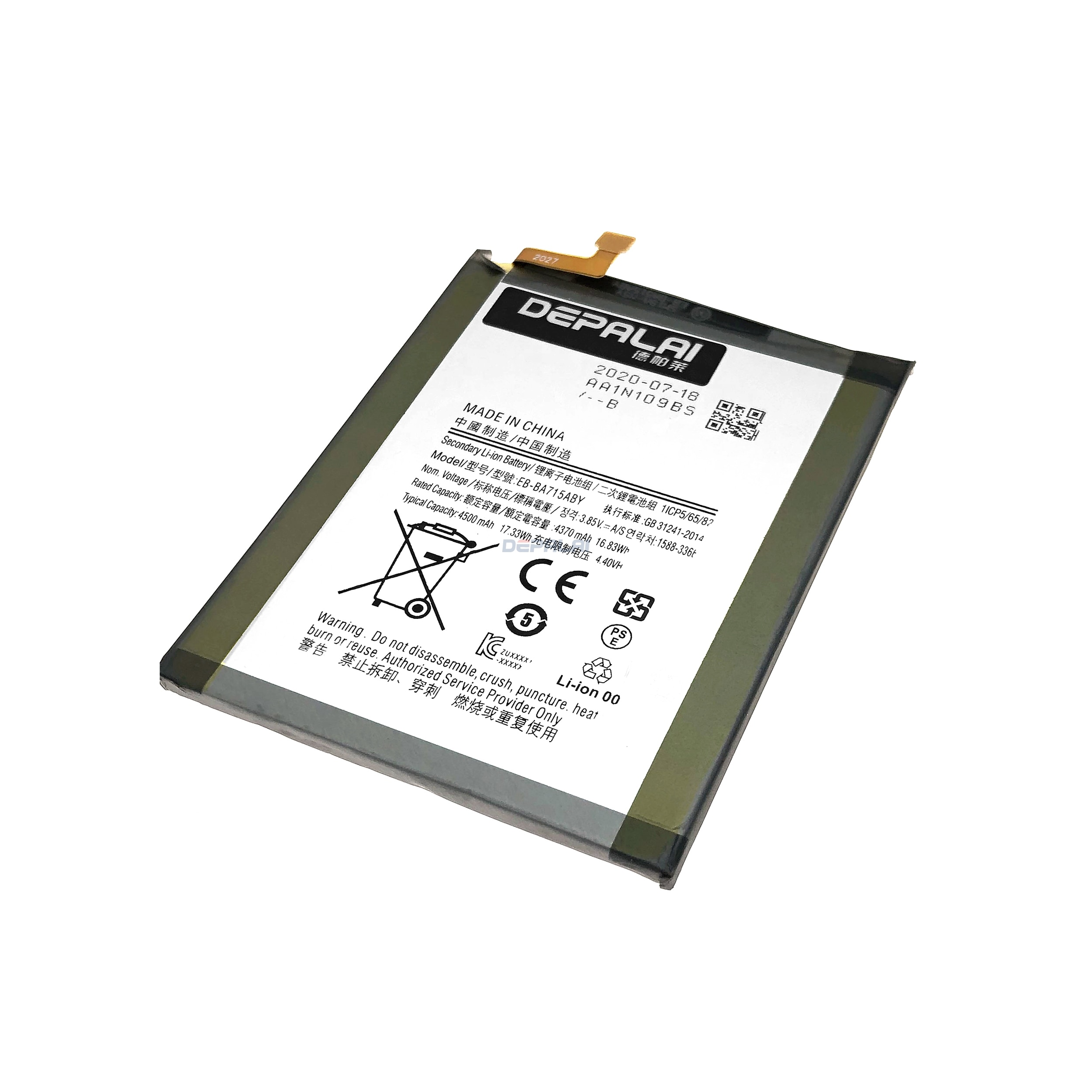 4500Mah Batterij Voor Samsung Galaxy A71 A715F SM-A715 SM-A7160 Telefoon Batterij