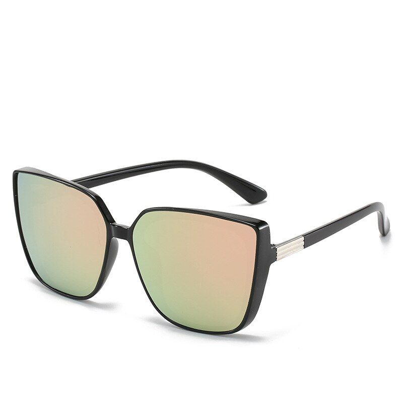 Heren dames temperament all-match zonnebril groot montuur zonnebril ster vierkante zonnebril dames  uv400