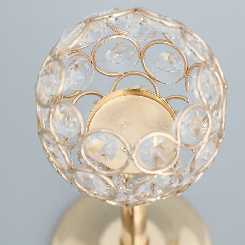 Bruiloftsfeest kristallen kandelaar kaarsenhouder theelichthouder tafelblad middelpunt eetkamerdecoratie