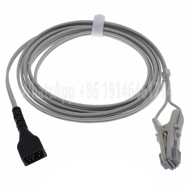 Spo2- sensorkompatibel nonin 8500,2500,9840, avant 4000/9600/9700/2120/7500/7500fo- monitor ,7 -bens 3m- finger-/øreoximetrikabel.