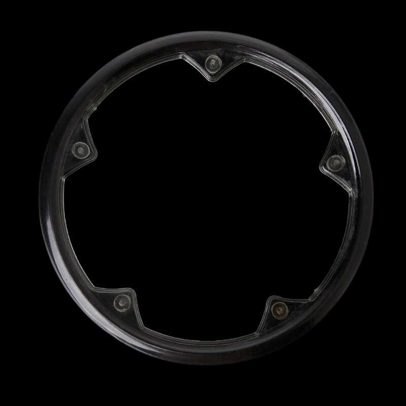 Bouchon de pédalier de vélo couvercle de roue de chaîne en plastique 5 trous garde de protection de