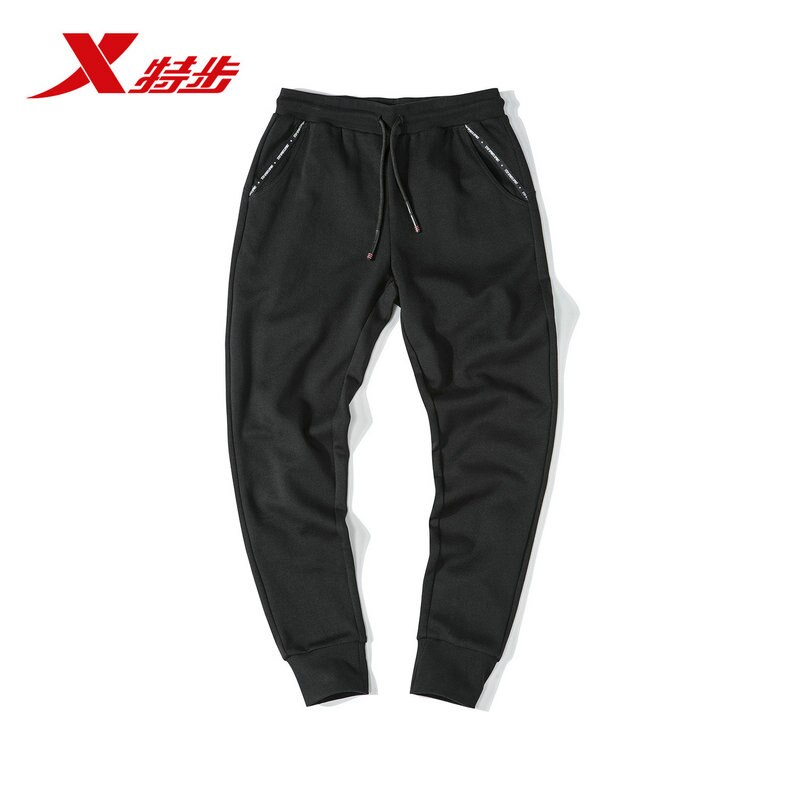 Xtep Herfst Casual Gebreide Vrouwen Broek Outdoor Running Sport Broek Slim Fit Elastische Bottom Pant 881328639229