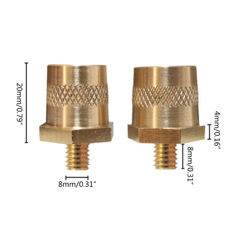 Adaptador polos bateria conexão bateria carro parafusos bronze fiação fácil durável