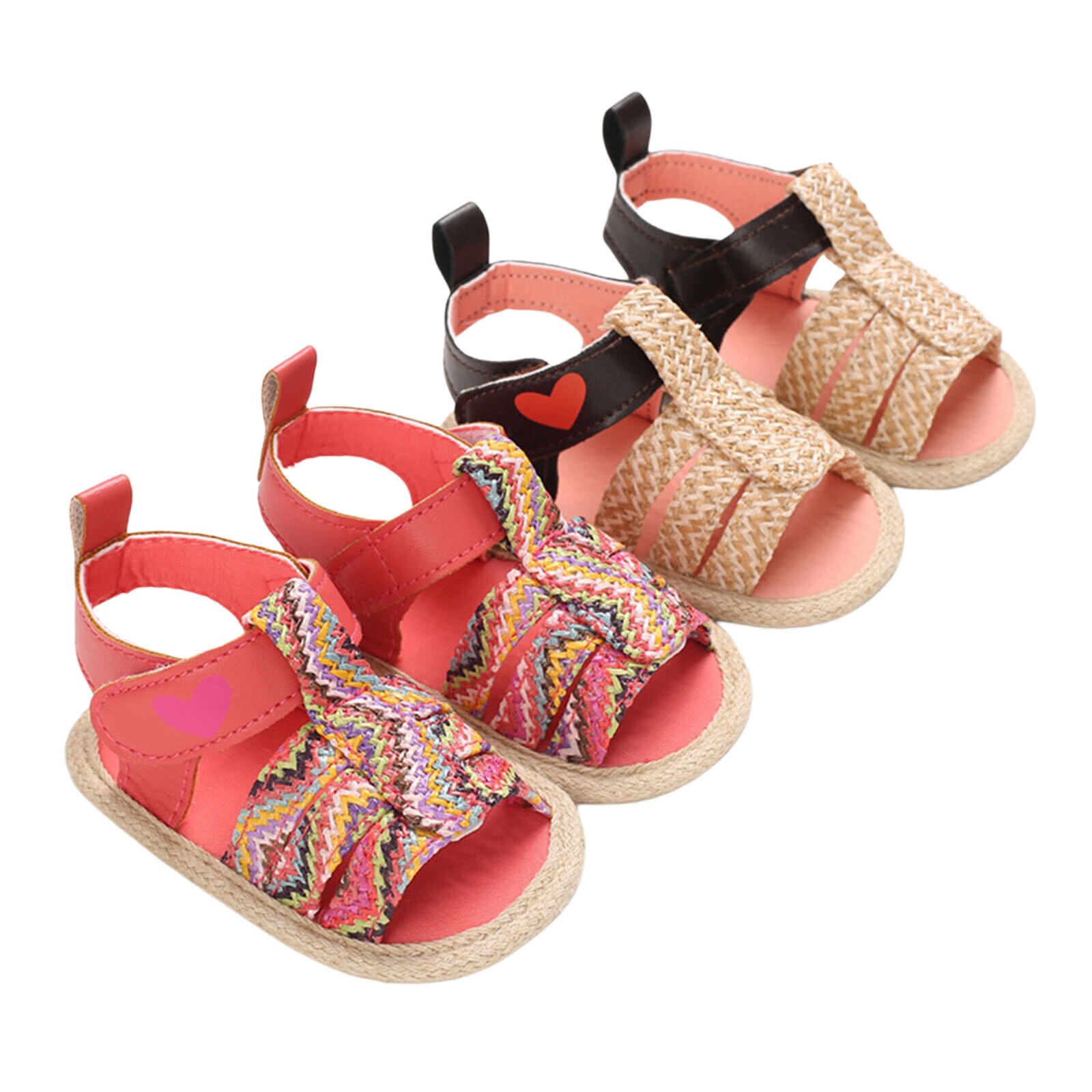 Zomer Ademend Baby Meisjes Sandalen Peuters Leisure Stijl Zachte Tong Breien Prinses Schoenen Antislip Prewalker