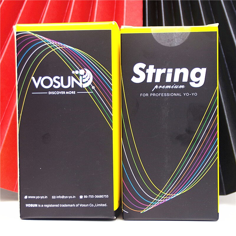 VOSUN yoyo saiten 115CM/130cm 100 stücke/80 stücke Technische seil Professionelle praxis saiten 24 aktien