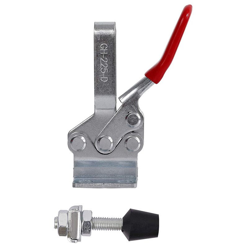 6 PCS 225D Adjustable Toggle Clamp 330Kg Holding Capacity Quick Horizontal Toggle Clamp Antislip Heavy Duty Toggle Clamp