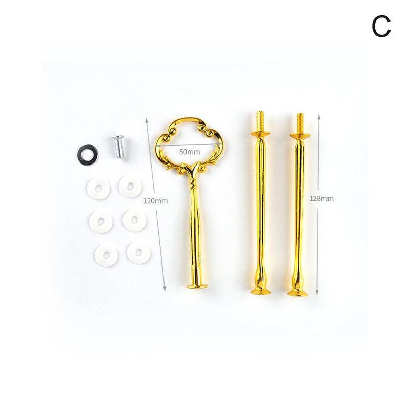 1 Set 3 Tier Round Fruit Tray Mould Diy Crystal Epoxy Candy Fruits Cakes Desserts Tea Stand Plate For Wedding Birthday Cupcake: C